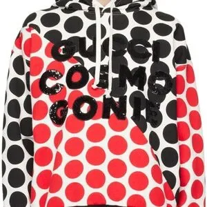 Gucci★素敵！Cosmogonie Sweatshirt Hoodie Sequins Polka Dot size M - Gucci Cosmogonie Hooded Sweatshirt Hoodie Sequins